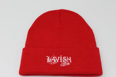 Red Lavish Beanie