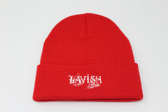 Red Lavish Beanie