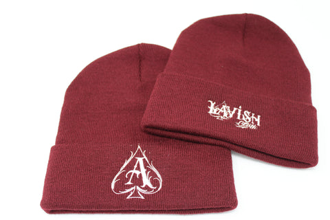 Maroon Lavish Beanie