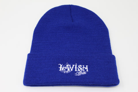 Blue Lavish Beanie